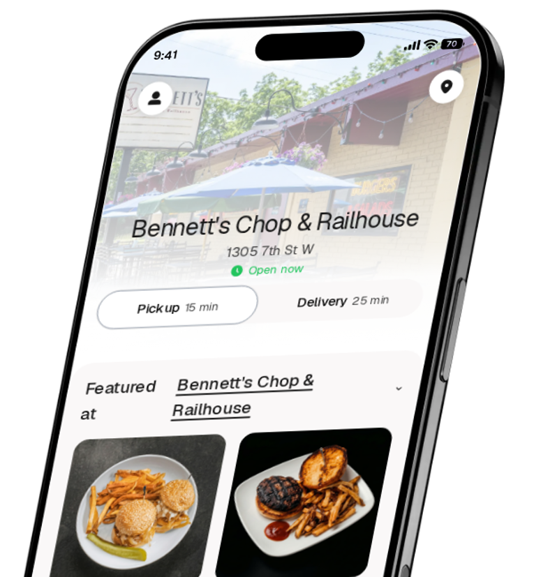 Bennett's Chop & Railhouse app preview