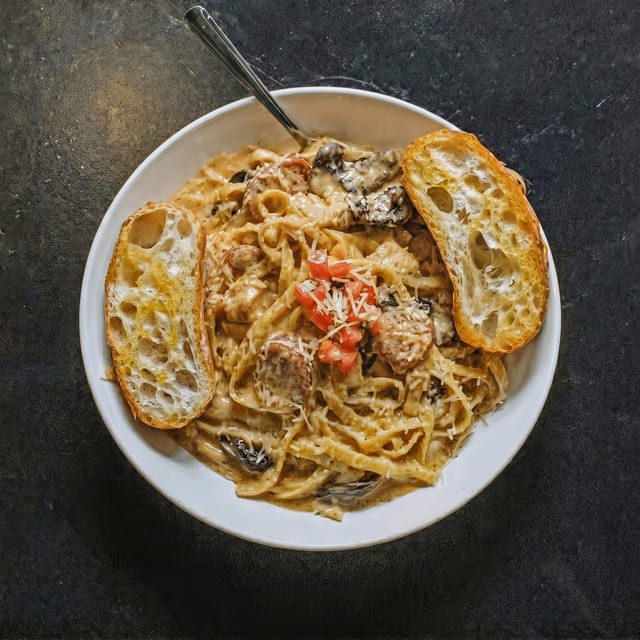 Cajun Chicken Fettuccini.