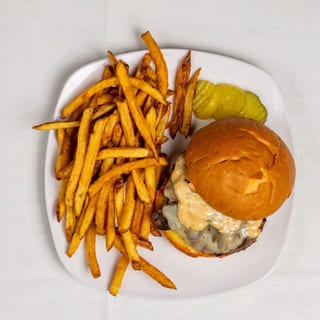 Bison Burger Dinner