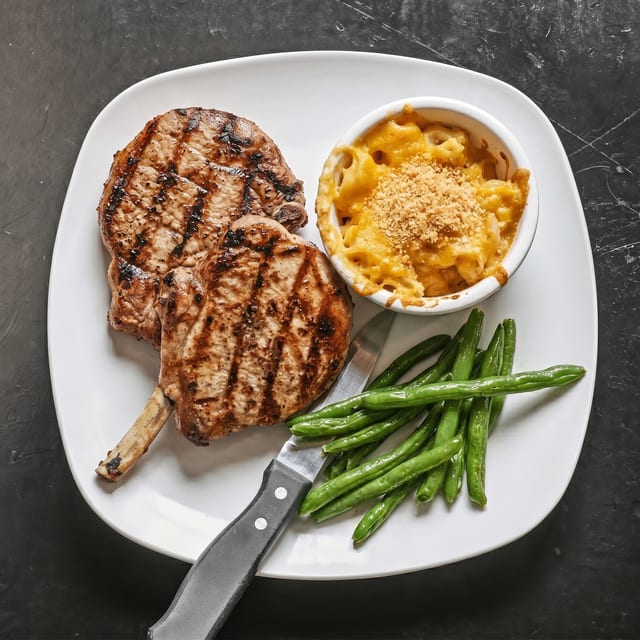 Pork Chops Dinner.
