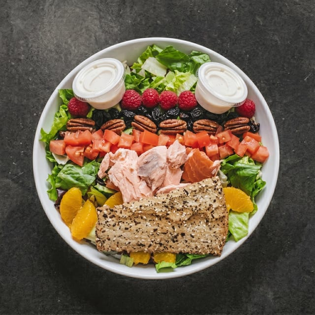 Honey-Smoked Salmon Salad.