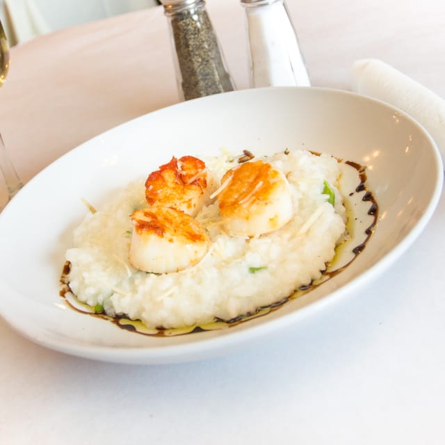 Pan-Seared Scallops.
