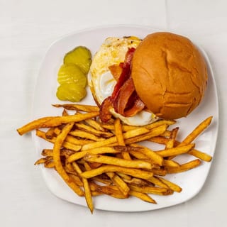 Breakfast Burger Dinner