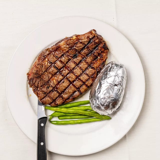 Bone-In Ribeye Dinner.