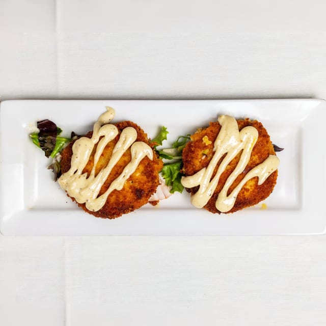 Crab Cakes.